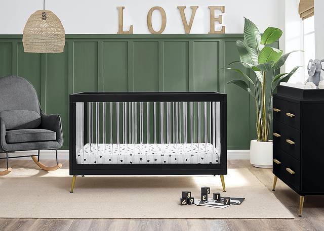 Amarine Black Convertible Crib - Thumbnail - Image 2