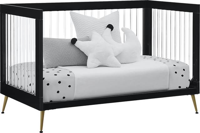Amarine Black Convertible Crib - Thumbnail - Image 6