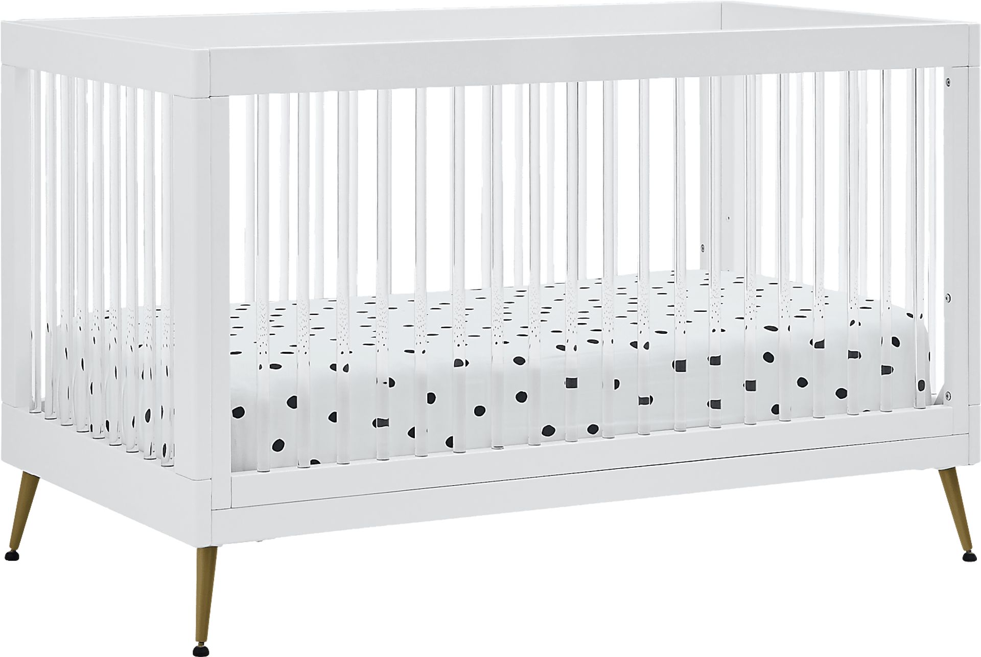 Kids Amarine White Convertible Crib - Image 4