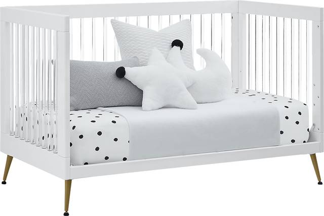 Kids Amarine White Convertible Crib - Thumbnail - Image 6