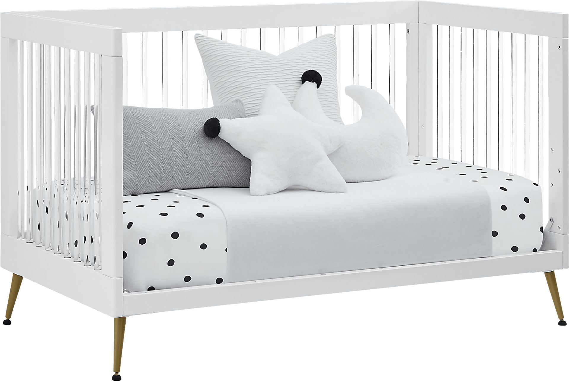 Kids Amarine White Convertible Crib - Image 6