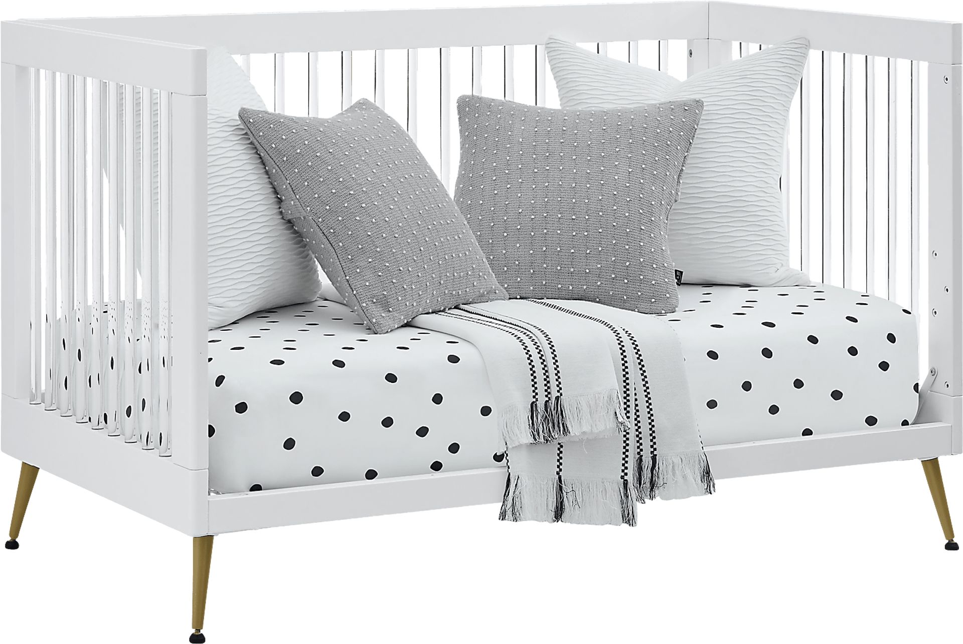Kids Amarine White Convertible Crib - Image 7