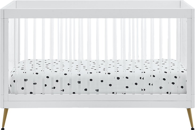 Kids Amarine White Convertible Crib