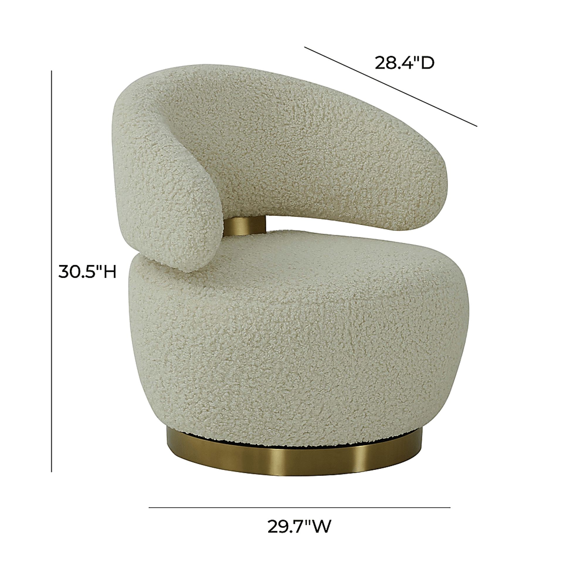 Amarjay Beige Accent Chair - Image 6