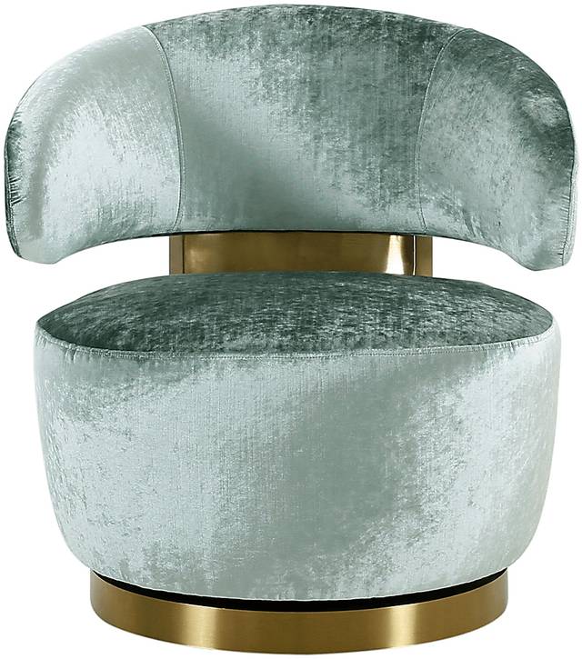Amarjay Light Blue Accent Chair - Thumbnail - Image 2