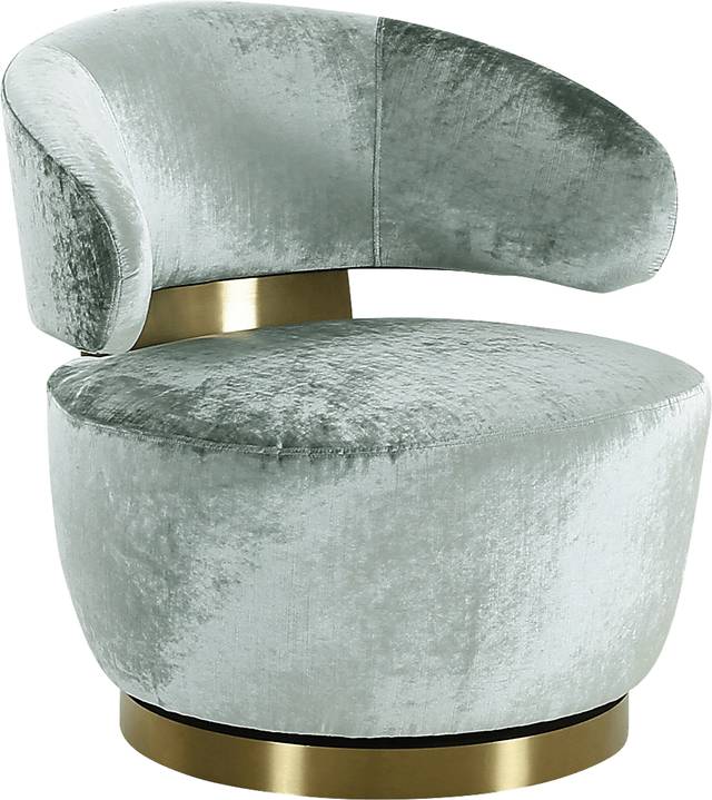 Amarjay Light Blue Accent Chair - Thumbnail - Image 1