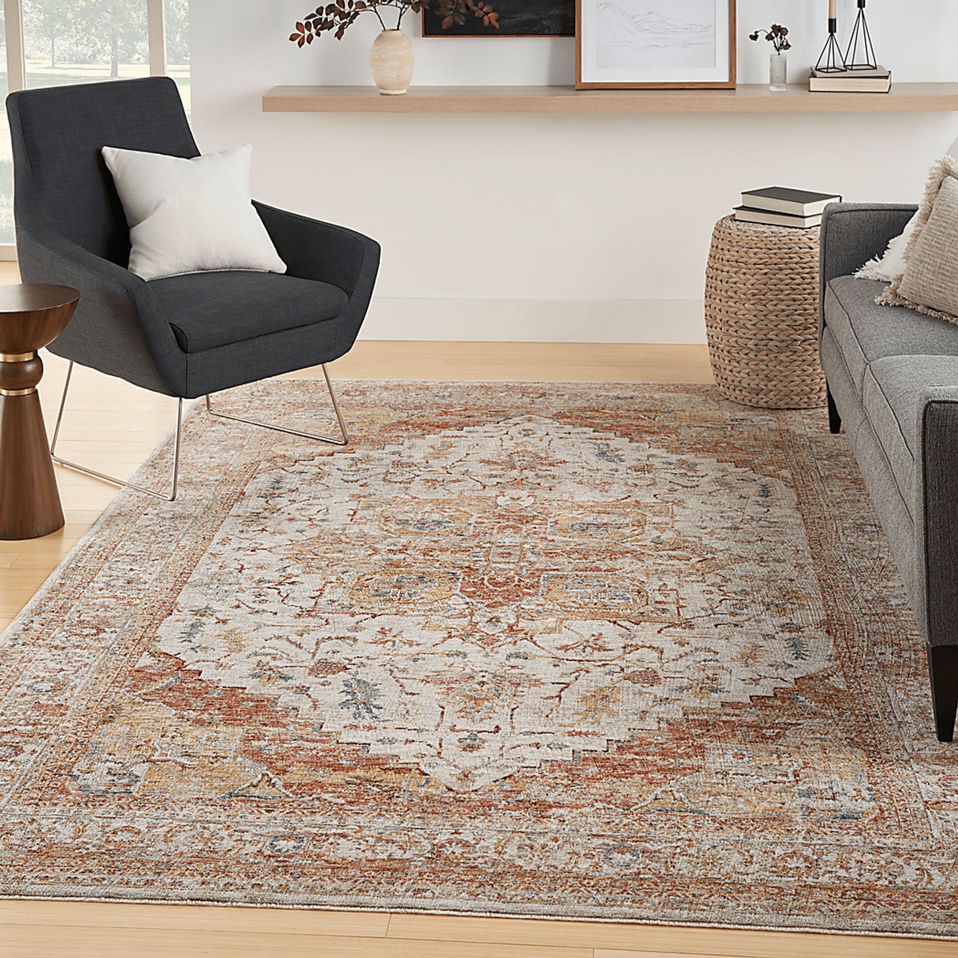 Amaru Red 3'11 x 5'11 Rug - Image 2