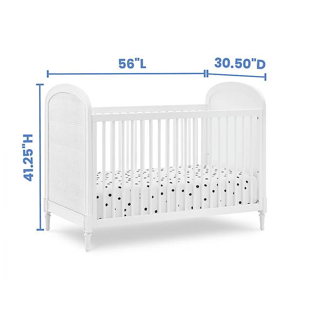 Kids Amaury White Convertible Crib - Thumbnail - Image 3