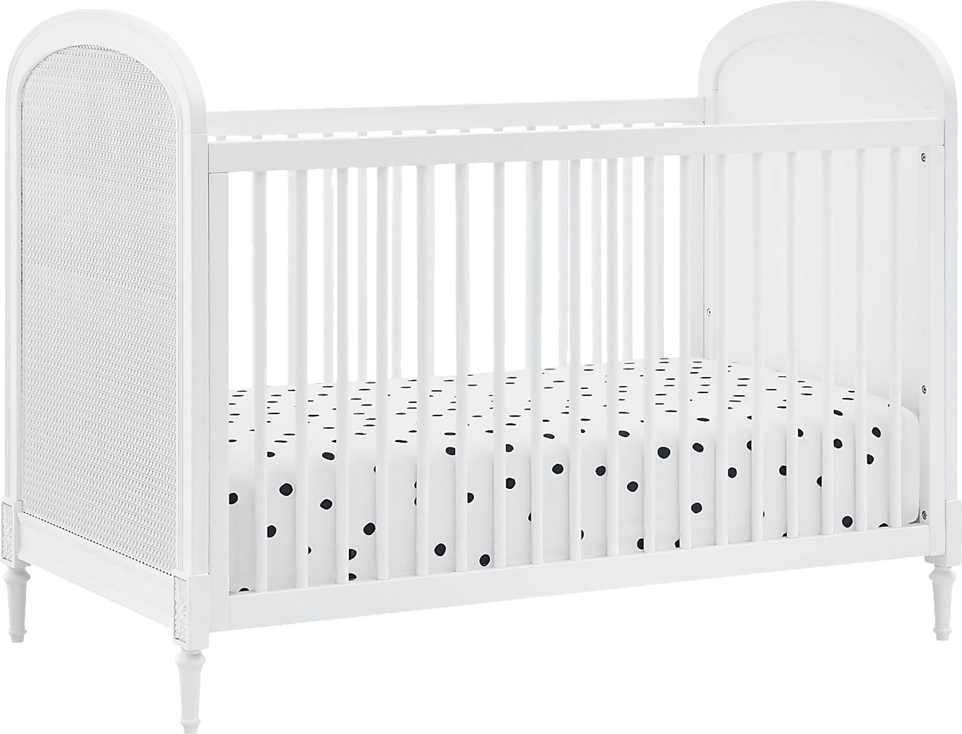 Kids Amaury White Convertible Crib - Image 1