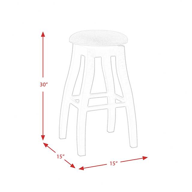 Amawalk Brown Bar Stool Set - Thumbnail - Image 3