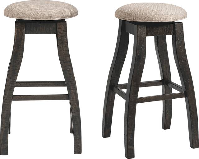 Amawalk Brown Bar Stool Set - Thumbnail - Image 1