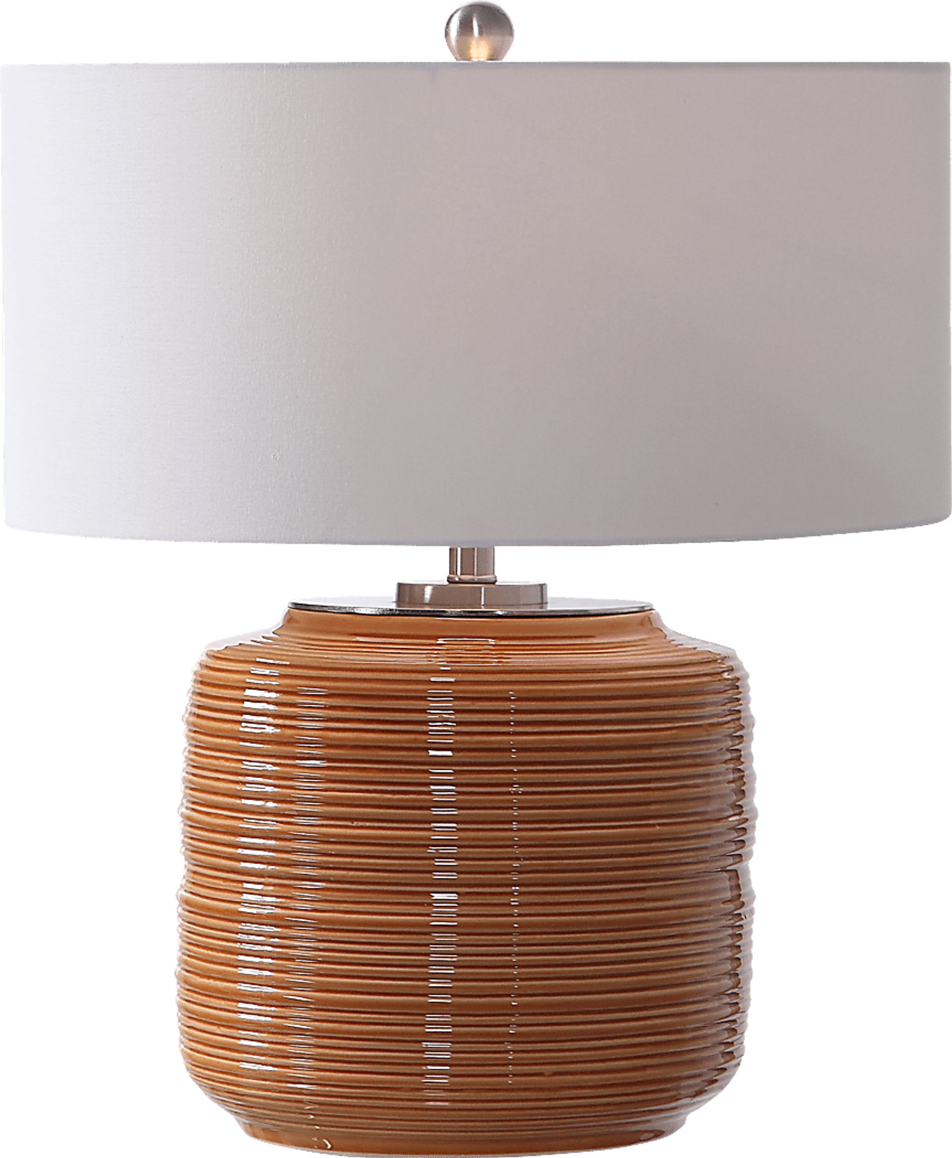 Amaya Street Orange Lamp - Image 1