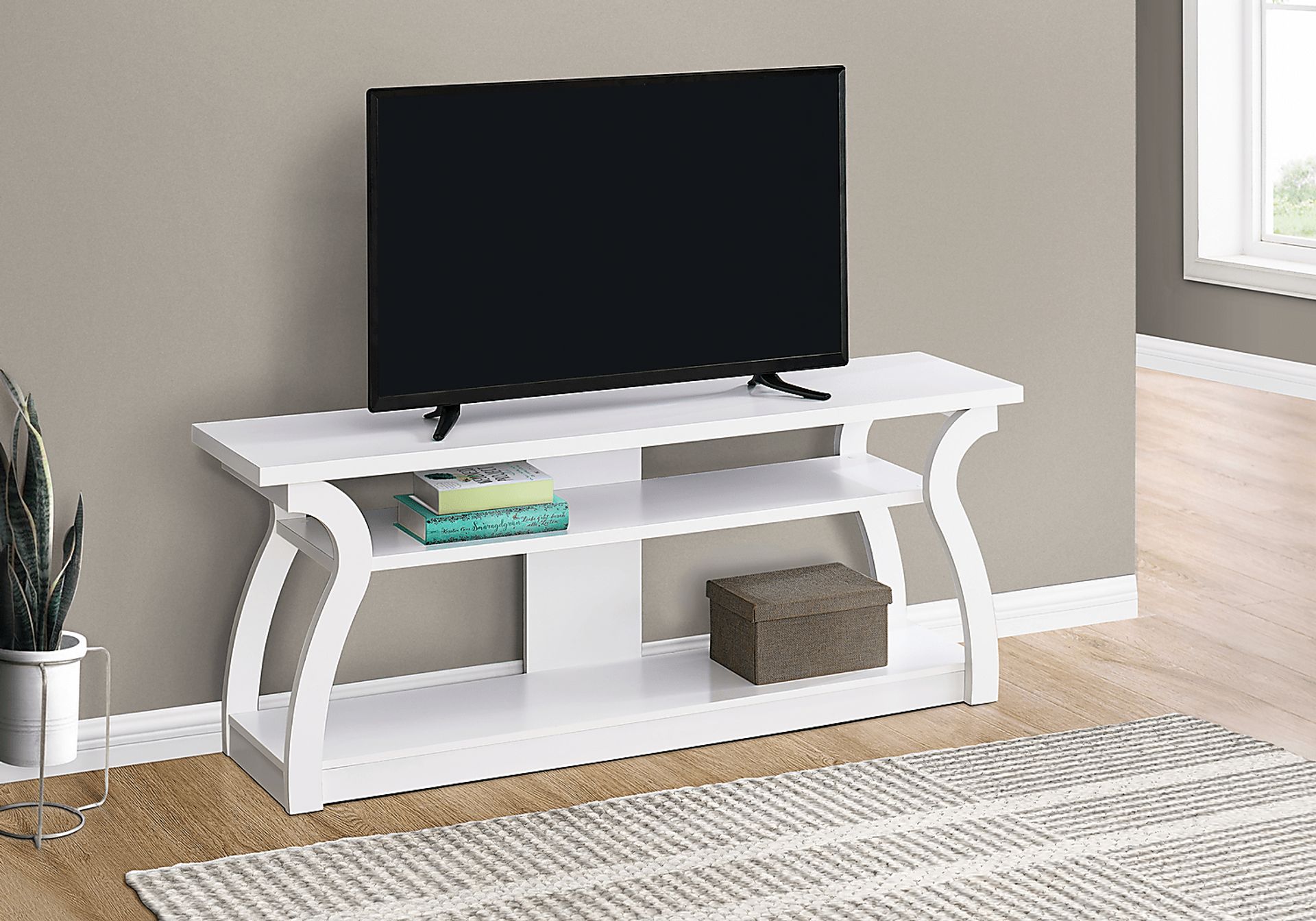 Ambaum White 60 in. Console - Image 3