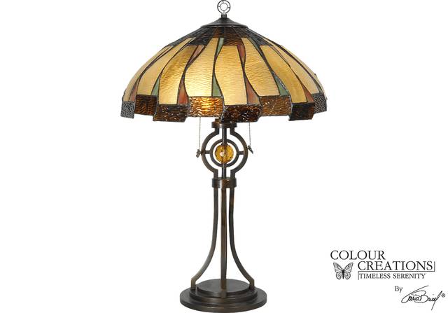 Amber Lane Tiffany Style Lamp - Thumbnail - Image 1