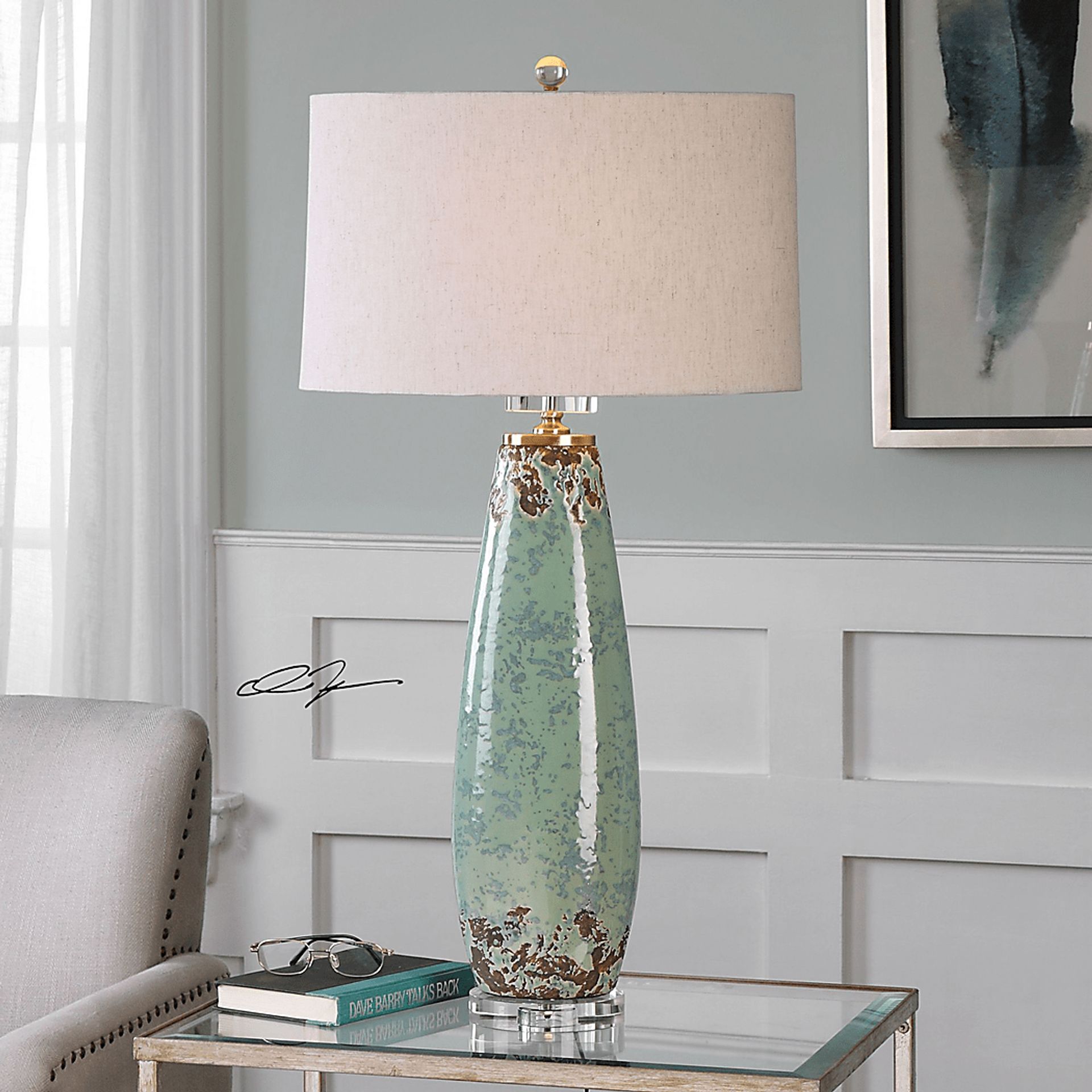 Amberbrook Green Lamp - Image 2