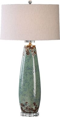 Amberbrook Green Lamp