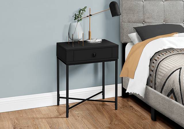 Amberglade Black Accent Table - Thumbnail - Image 3