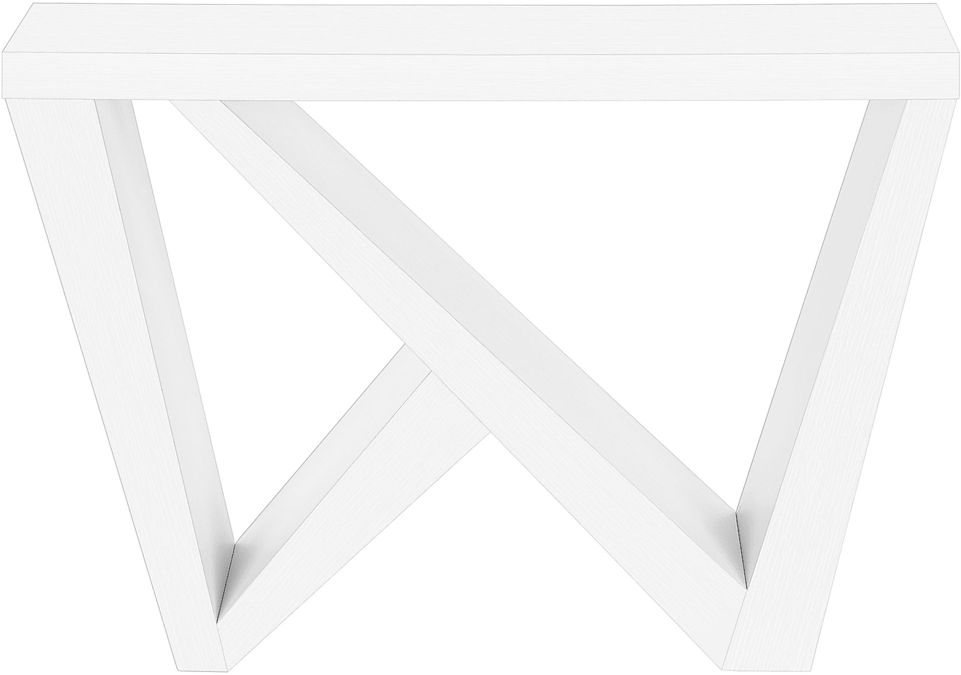 Ambermist White Console Table - Image 4