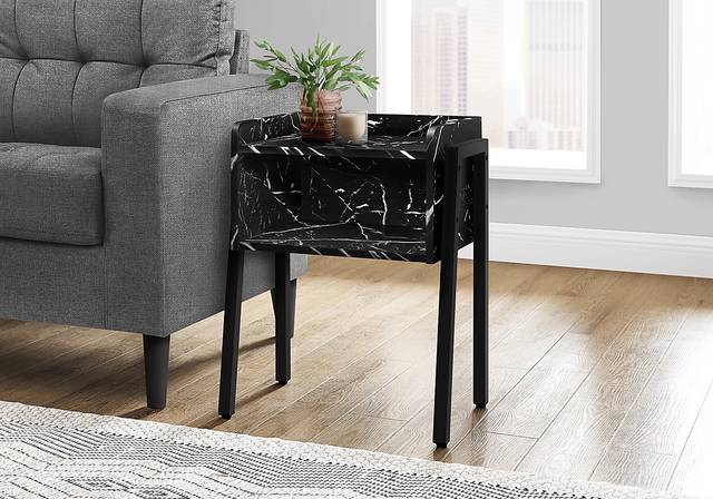 Amberstone Black Side Table - Thumbnail - Image 3