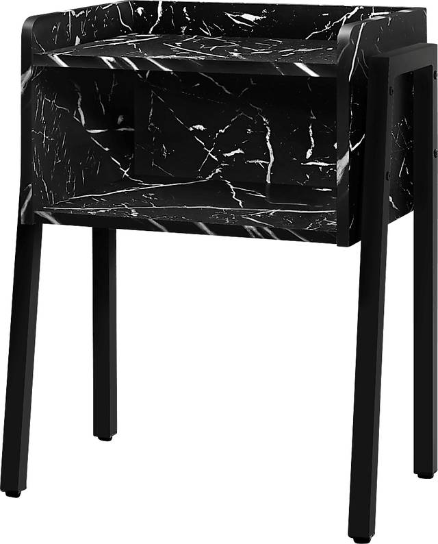 Amberstone Black Side Table - Thumbnail - Image 1