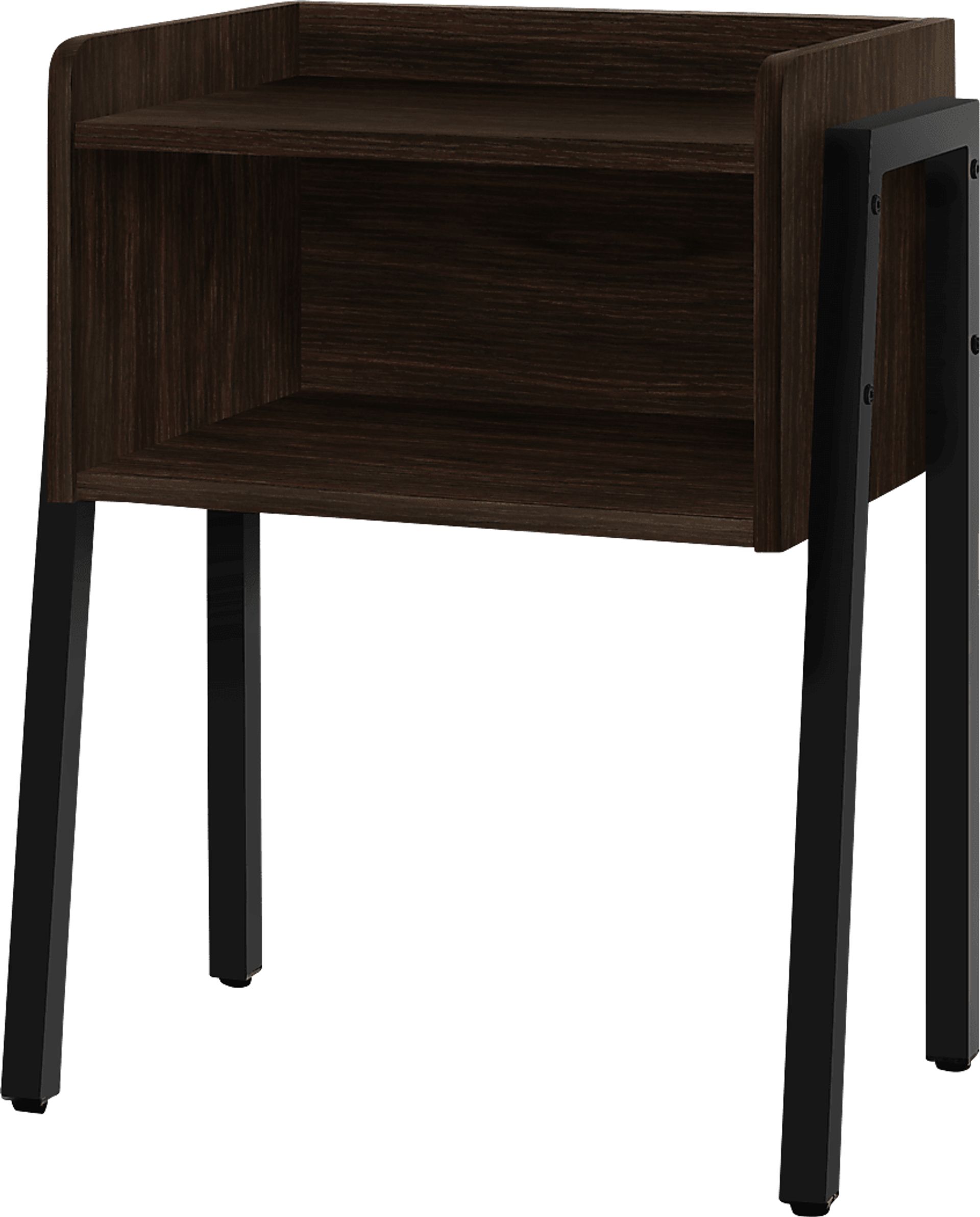 Amberstone Espresso End Table - Image 2
