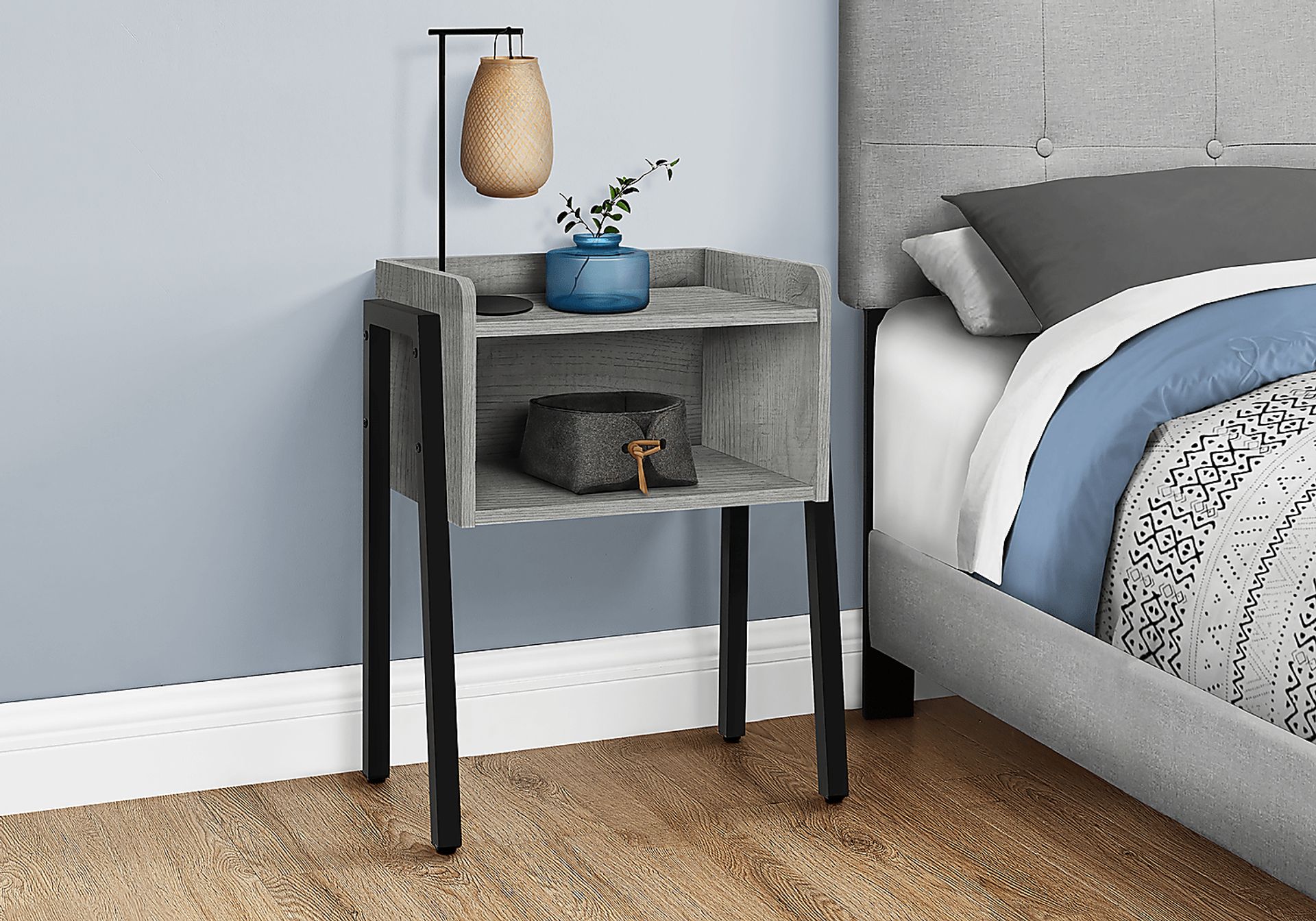 Amberstone Gray End Table - Image 5