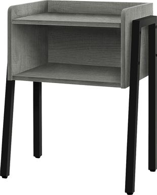 Amberstone Gray End Table