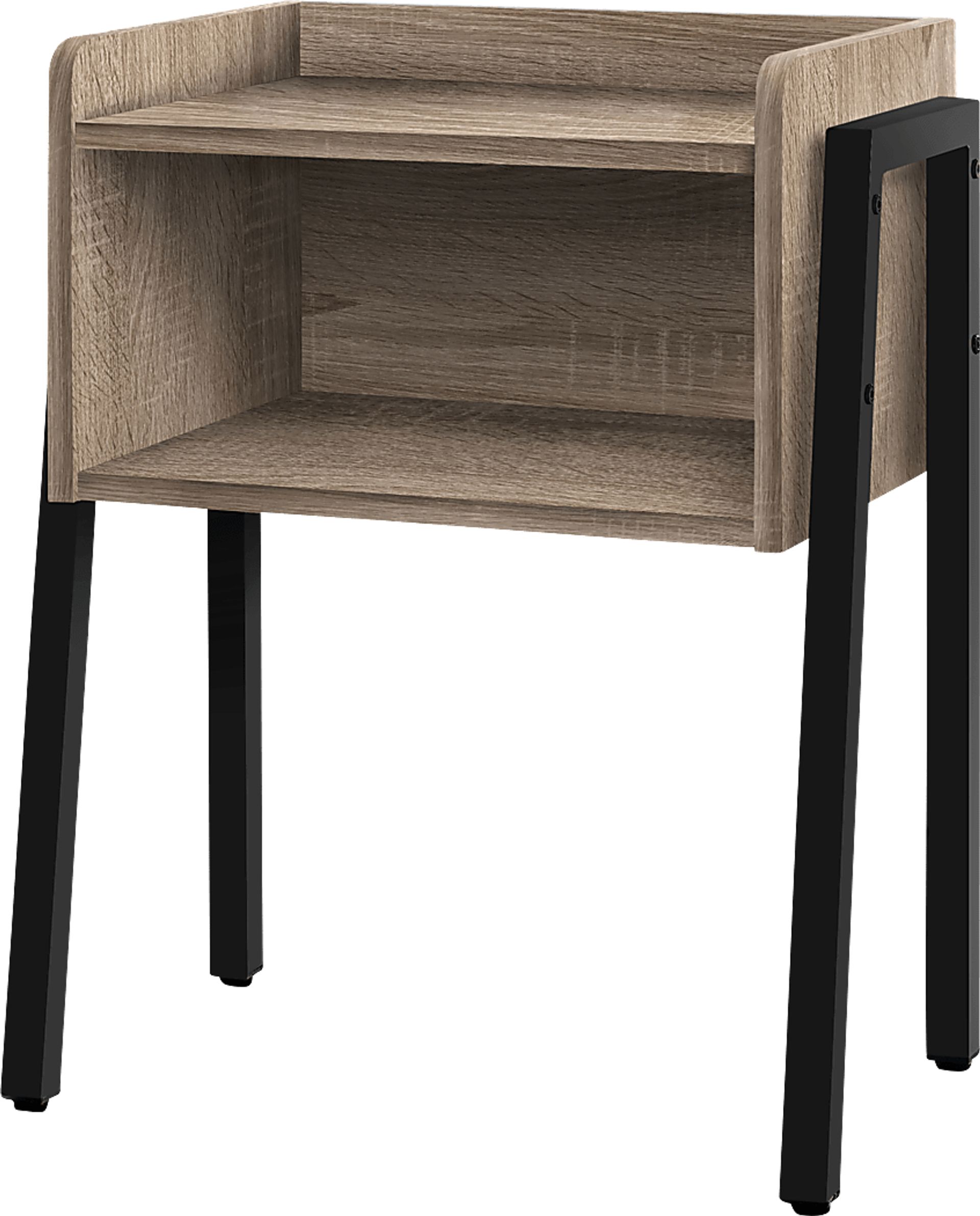 Amberstone Taupe End Table - Image 2