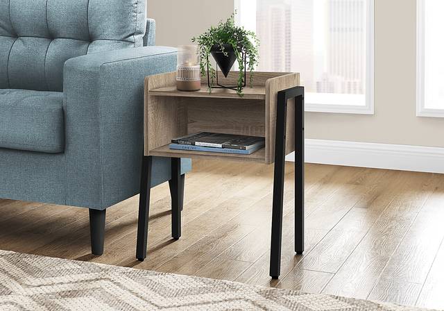 Amberstone Taupe End Table - Thumbnail - Image 3