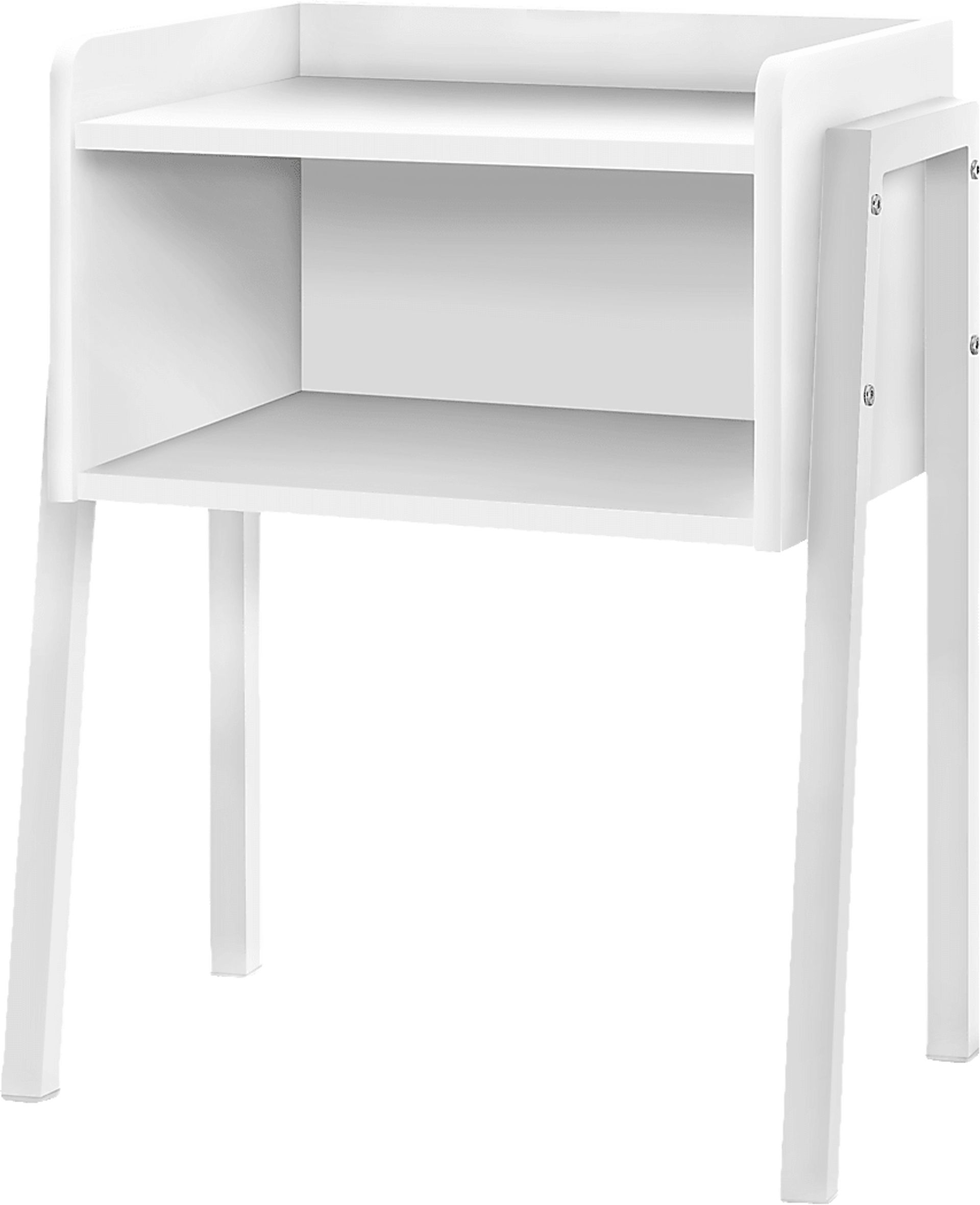Amberstone White End Table - Image 2