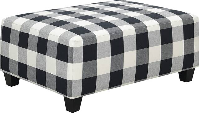 Amberview Black Ottoman - Thumbnail - Image 1