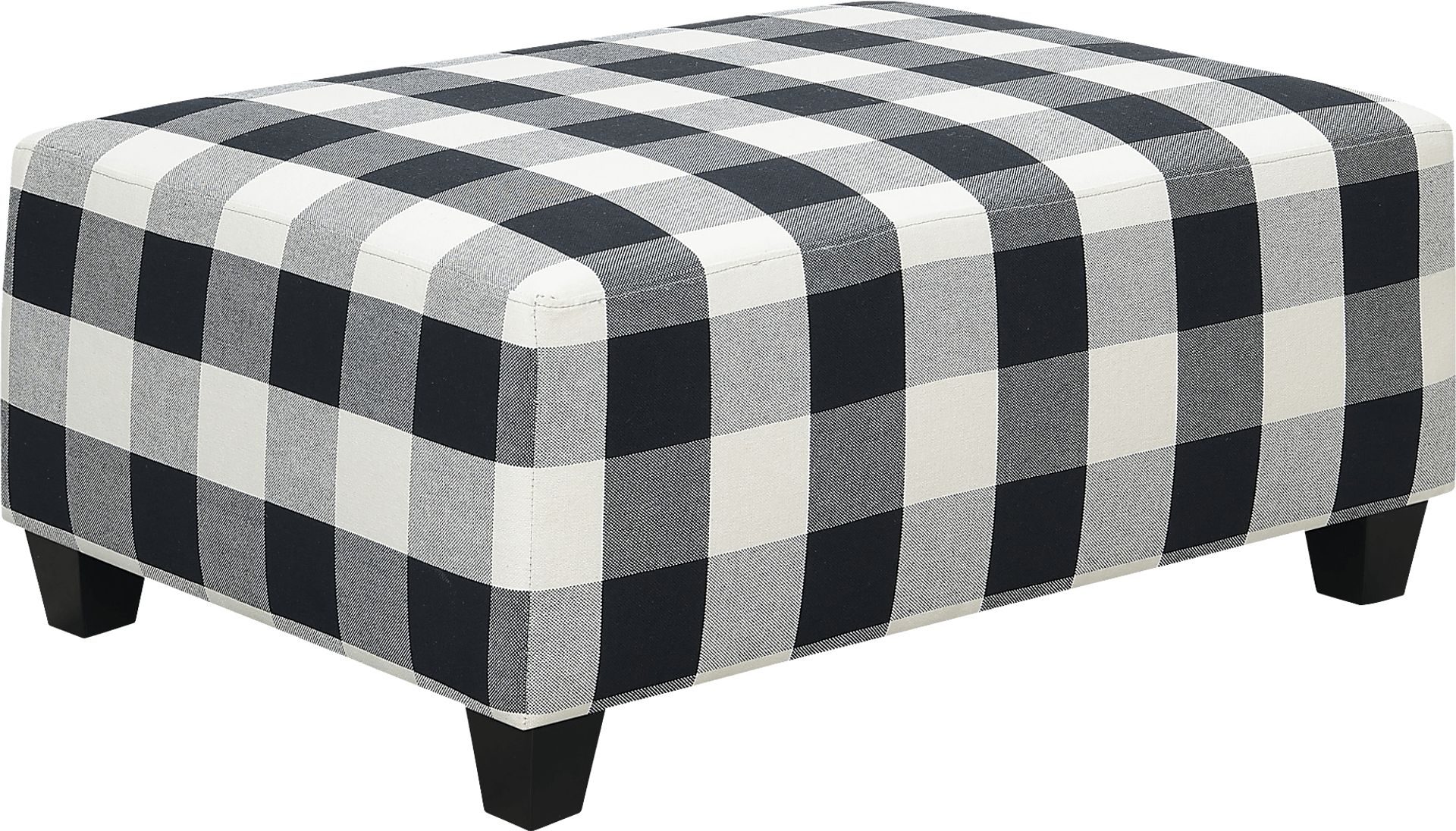 Amberview Black Ottoman - Image 1