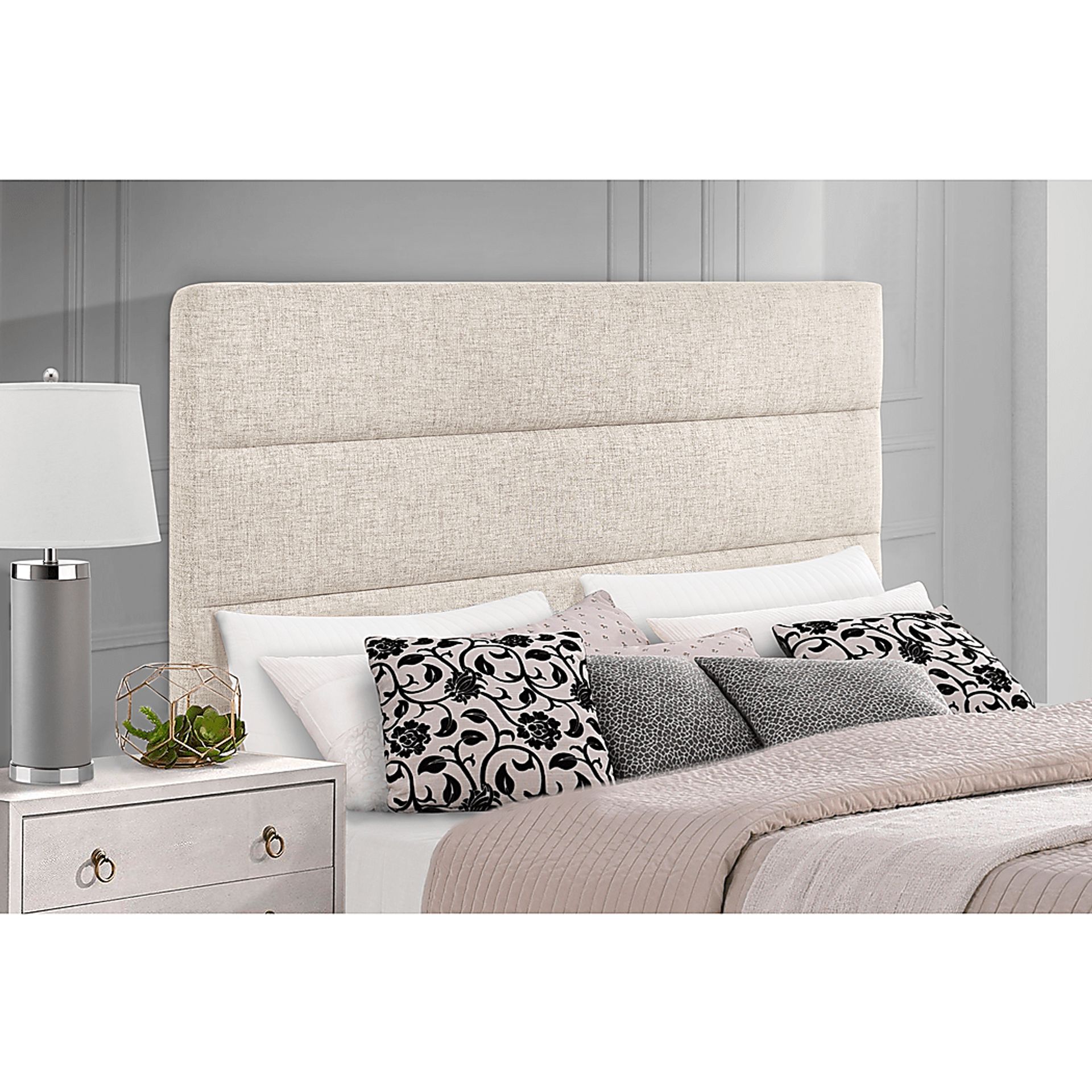 Amberwin Cream Full/Queen Headboard - Image 6