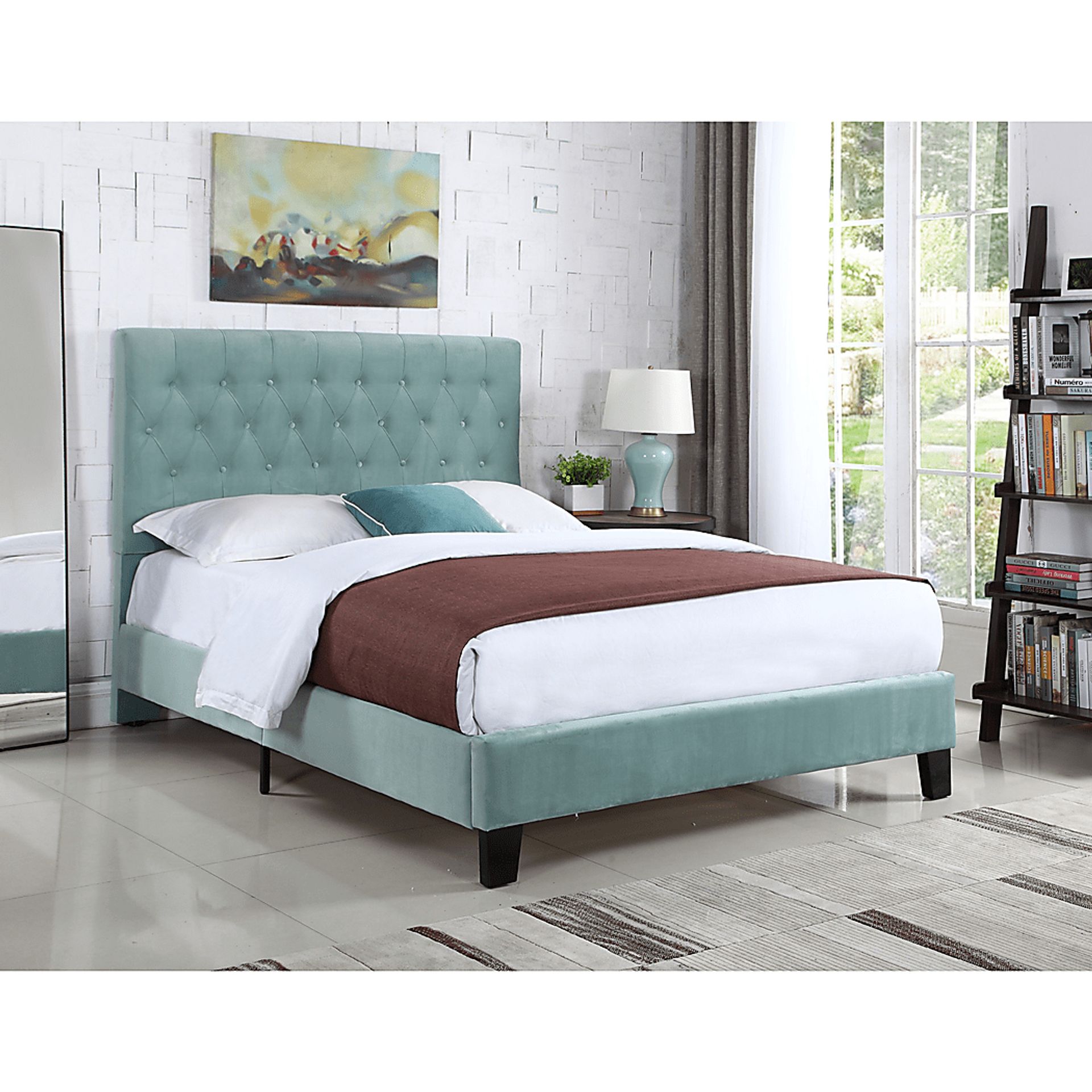 Ambiwood Blue Full Bed - Image 5
