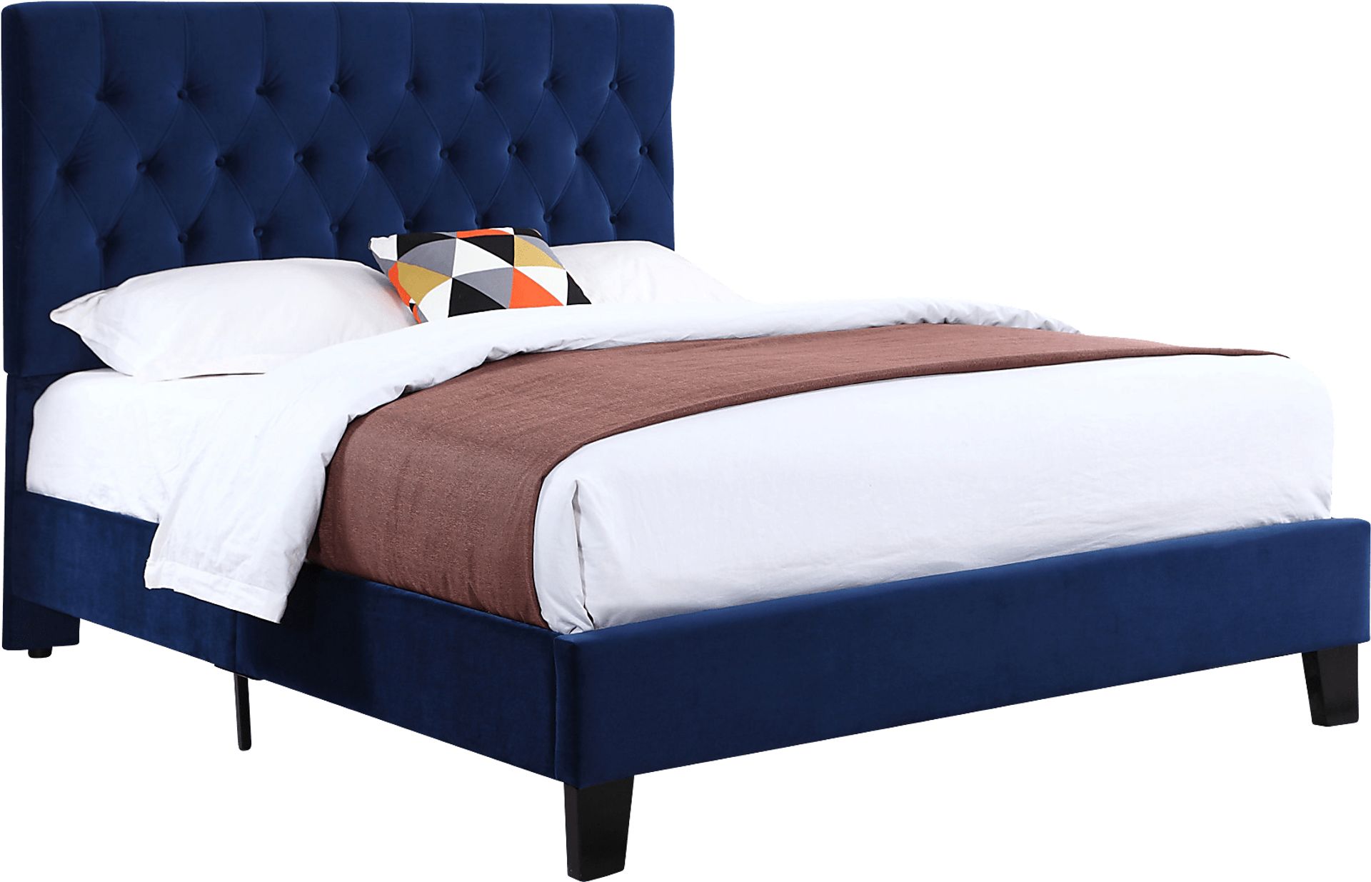 Ambiwood Blue Full Bed - Image 1