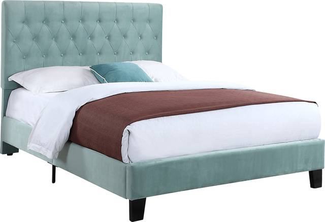 Ambiwood Blue King Bed - Thumbnail - Image 1