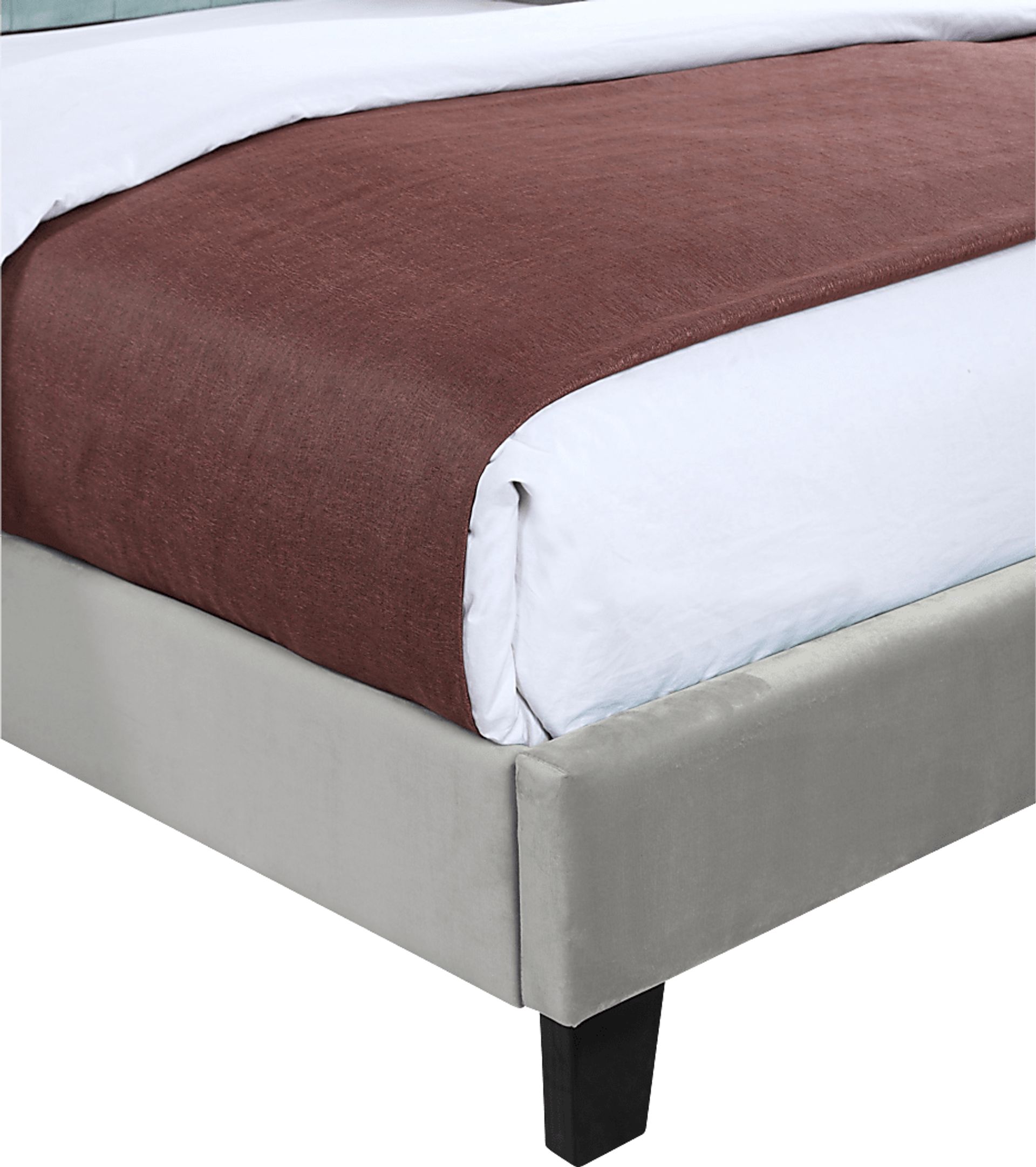 Ambiwood Light Gray Full Bed - Image 4