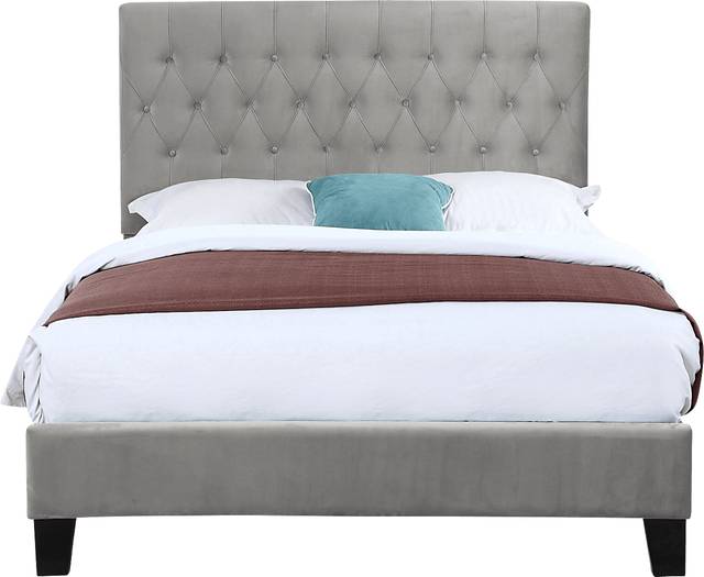 Ambiwood Light Gray Queen Bed - Thumbnail - Image 2