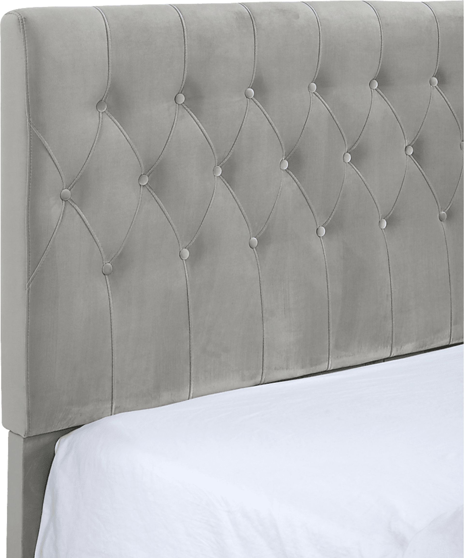Ambiwood Light Gray Twin Bed - Image 3