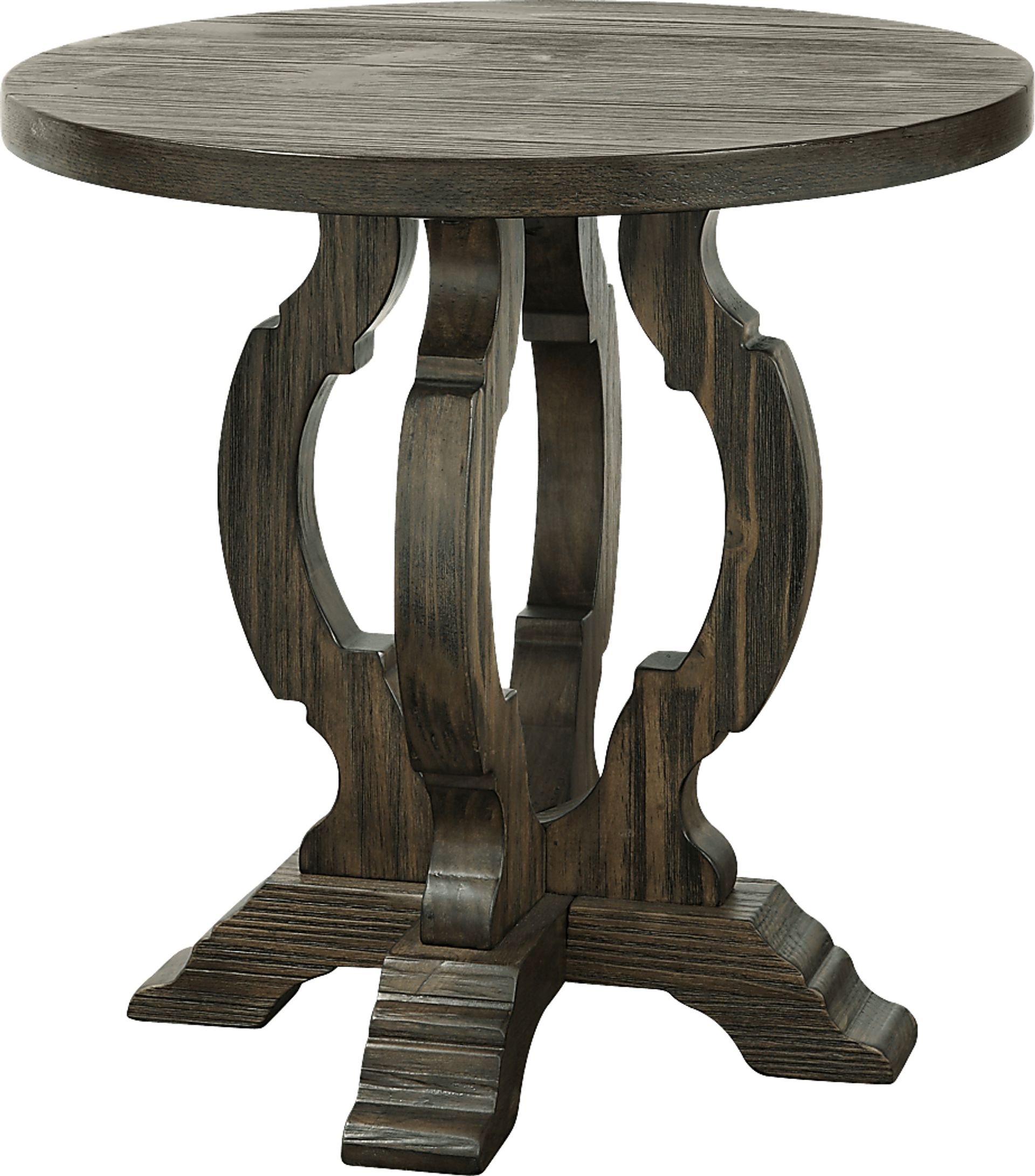 Amblecote Brown Accent Table - Image 2