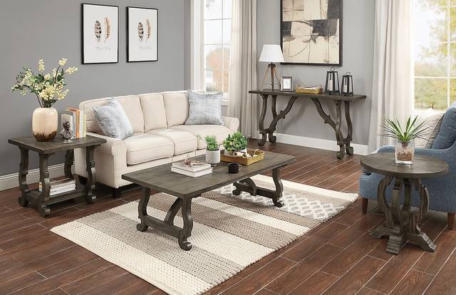 Amblecote Brown Accent Table - Thumbnail - Image 4