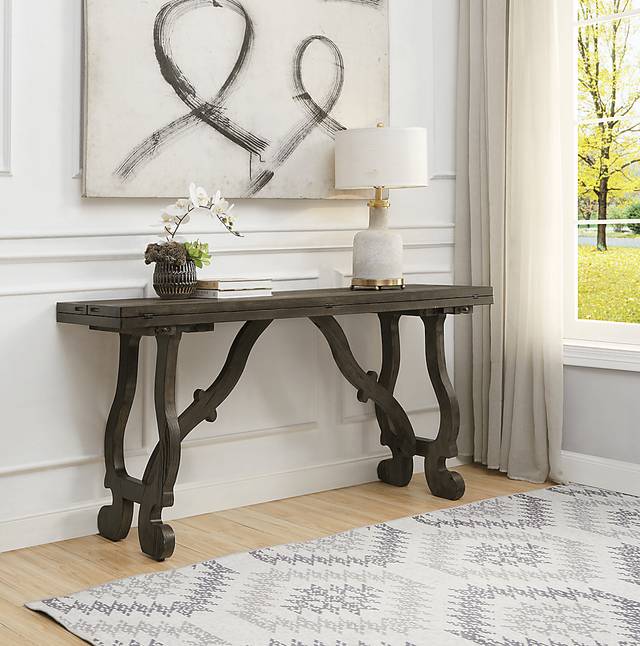 Amblecote Brown Sofa Table - Thumbnail - Image 5