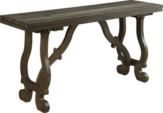 Amblecote Brown Sofa Table - Thumbnail - Image 1