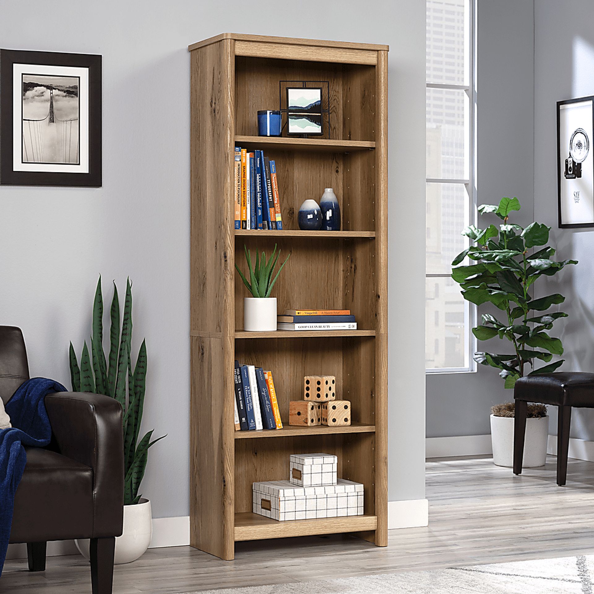 Amblery Brown Bookcase - Image 2
