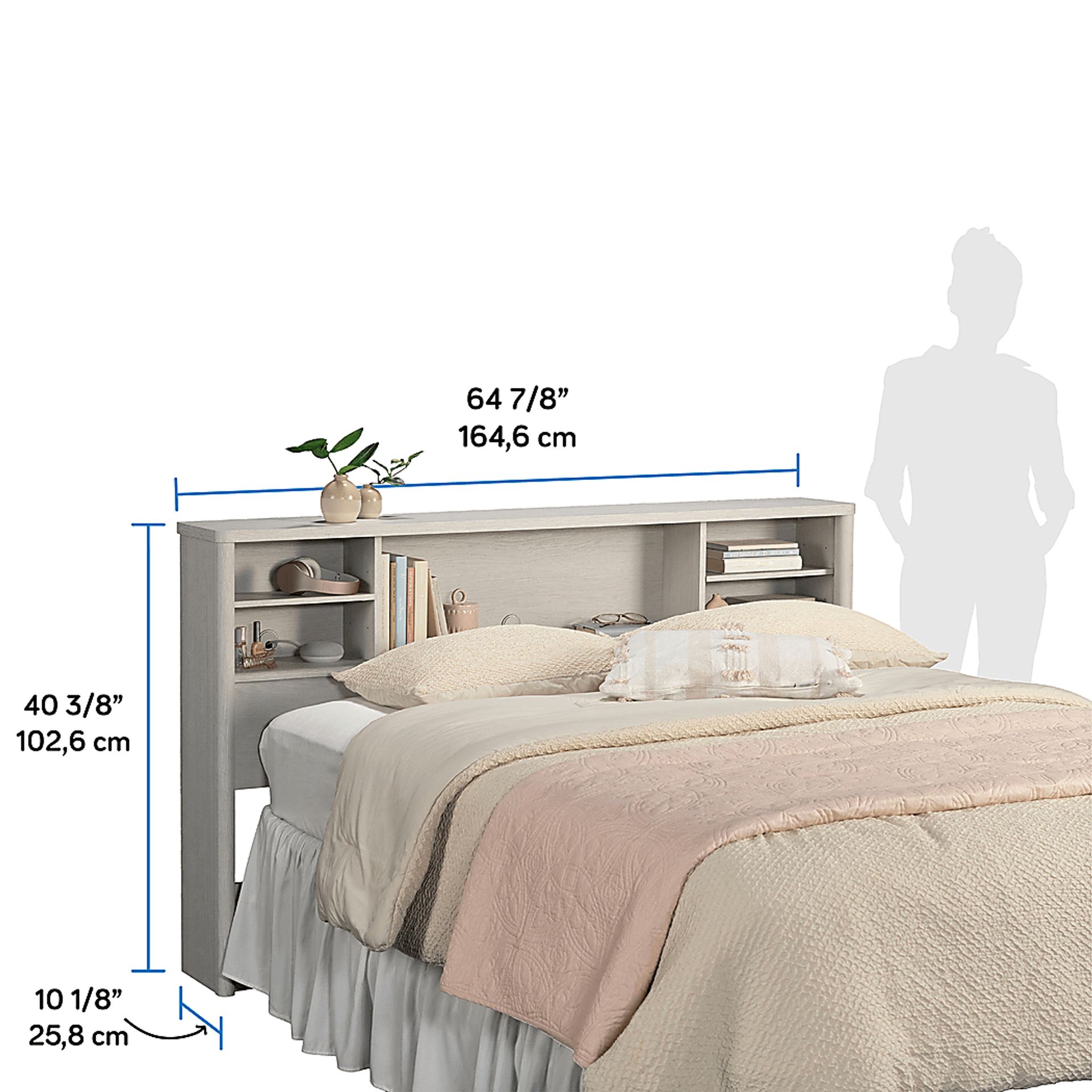 Amblery Gray Full/Queen Headboard - Image 5