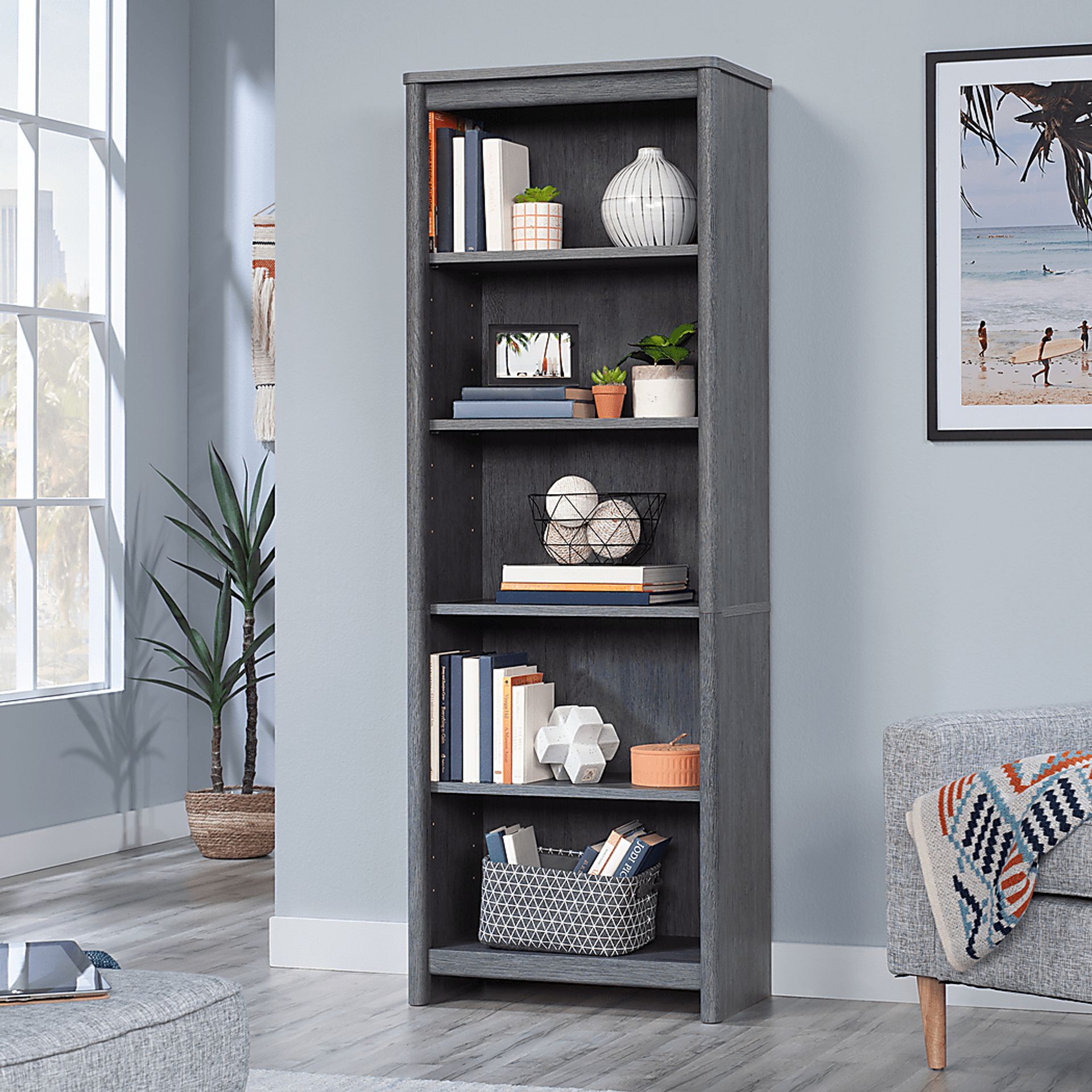 Amblery Navy Bookcase - Image 2