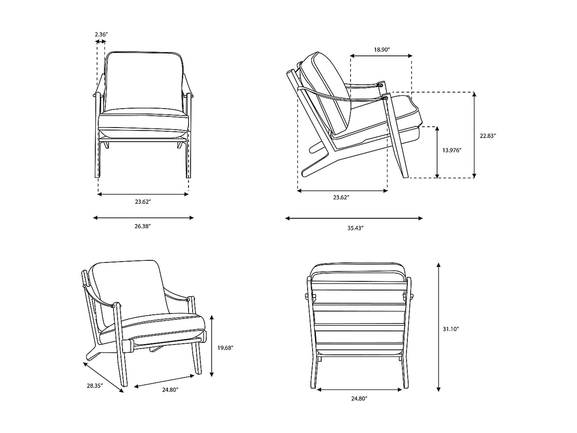 Ambos Beige Accent Chair - Image 5