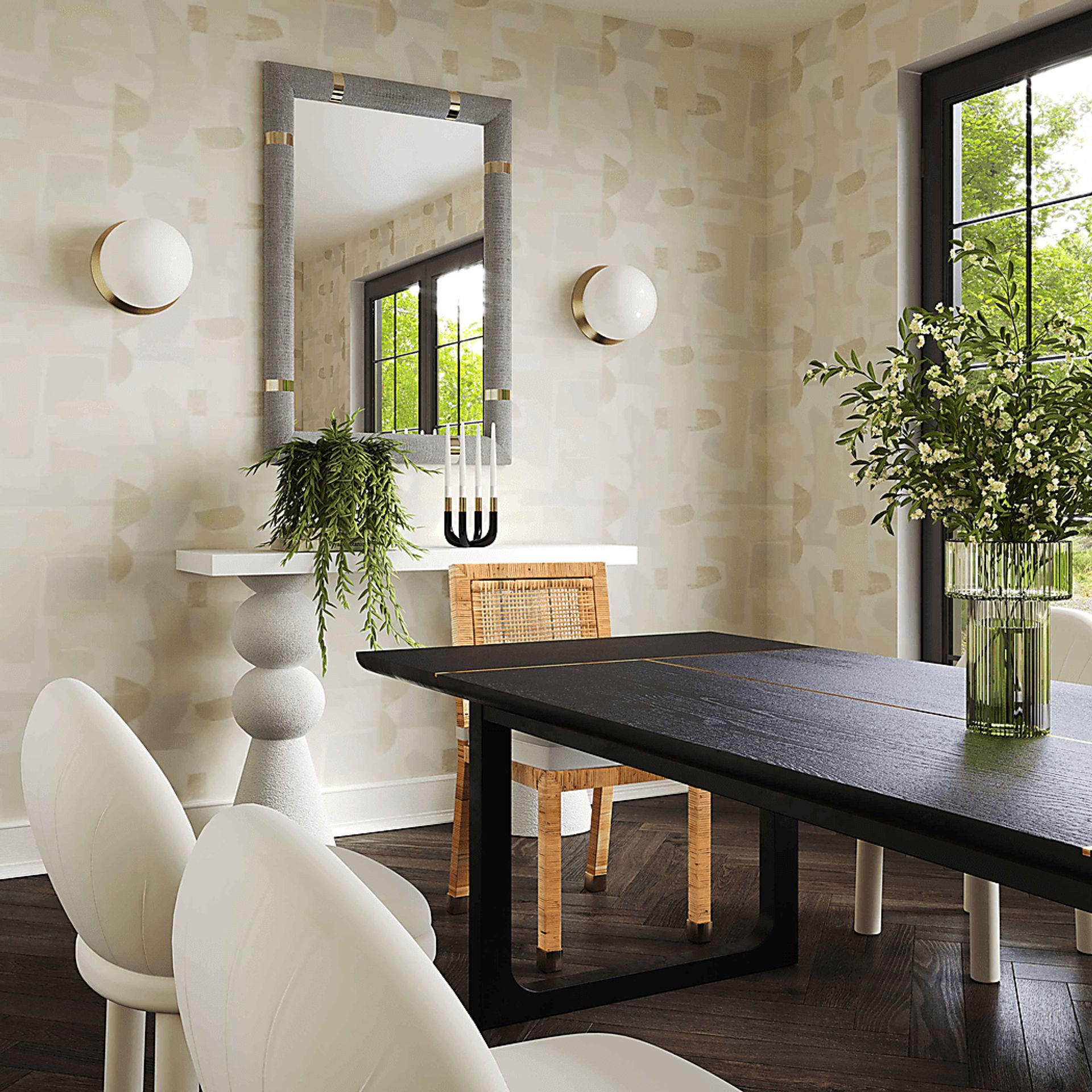 Ambrister Black Dining Table - Image 2