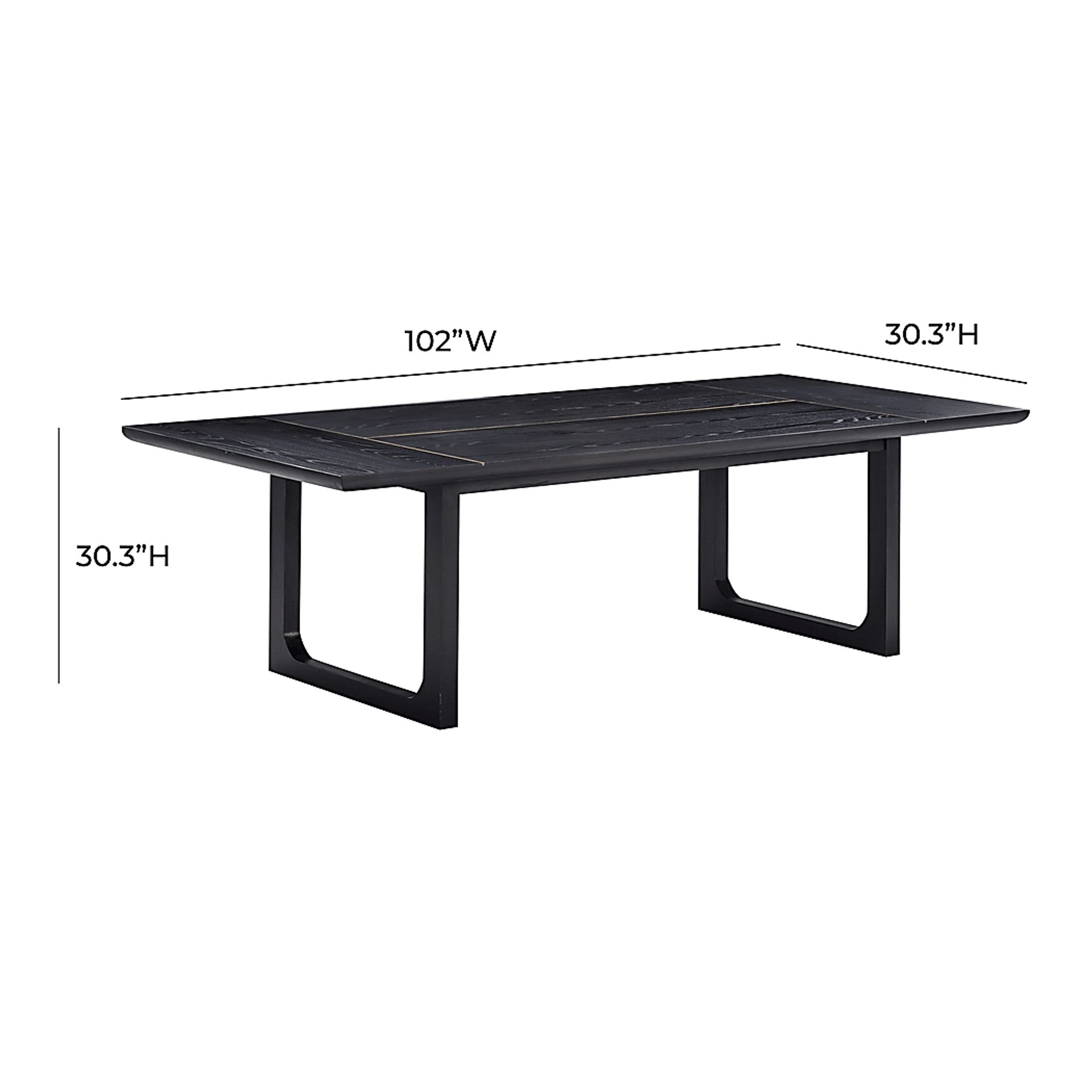 Ambrister Black Dining Table - Image 8