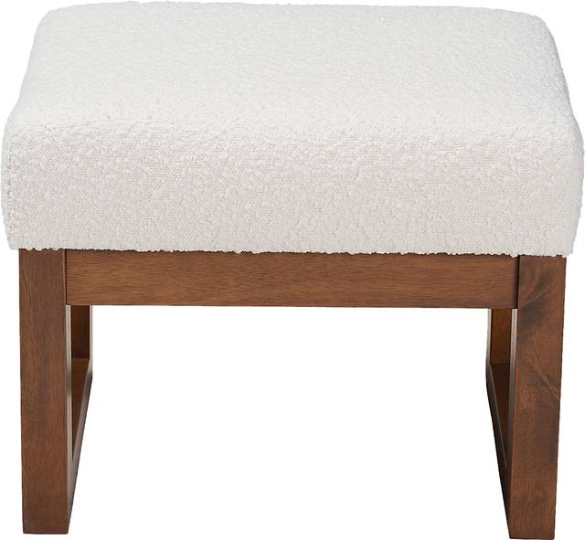 Amebco Off-White Ottoman - Thumbnail - Image 4